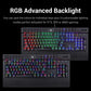 Redragon K550 Mechanisch RGB 131 Key Gaming-Tastatur für RTS FPS MMO (vergoldeten USB-Anschluss, intern lasergravierte RGB-LED)