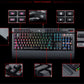 Redragon K550 Mechanisch RGB 131 Key Gaming-Tastatur für RTS FPS MMO (vergoldeten USB-Anschluss, intern lasergravierte RGB-LED)