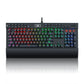 Redragon K550 Mechanisch RGB 131 Key Gaming-Tastatur für RTS FPS MMO (vergoldeten USB-Anschluss, intern lasergravierte RGB-LED)