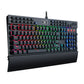 Redragon K550 Mechanisch RGB 131 Key Gaming-Tastatur für RTS FPS MMO (vergoldeten USB-Anschluss, intern lasergravierte RGB-LED)