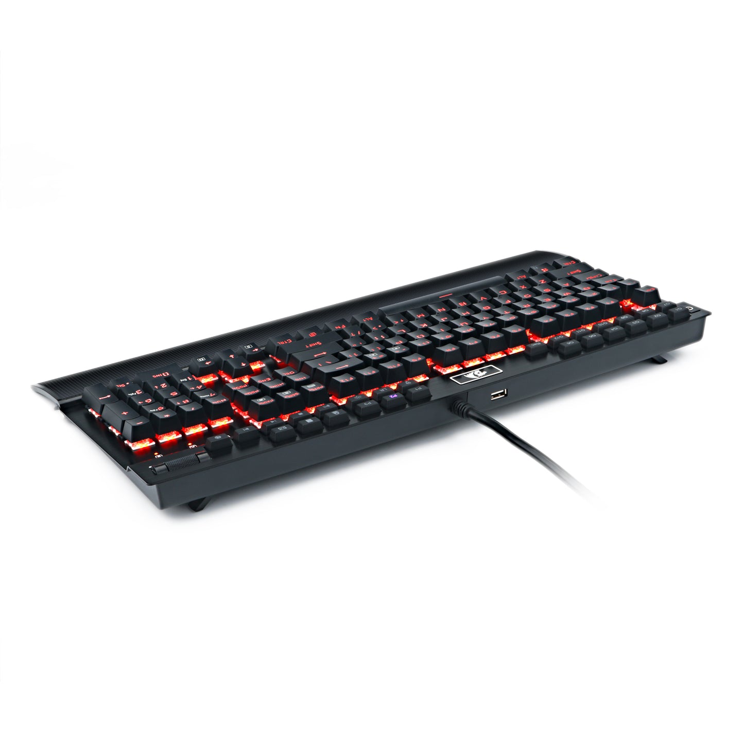 Redragon K550 Mechanisch RGB 131 Key Gaming-Tastatur für RTS FPS MMO (vergoldeten USB-Anschluss, intern lasergravierte RGB-LED)